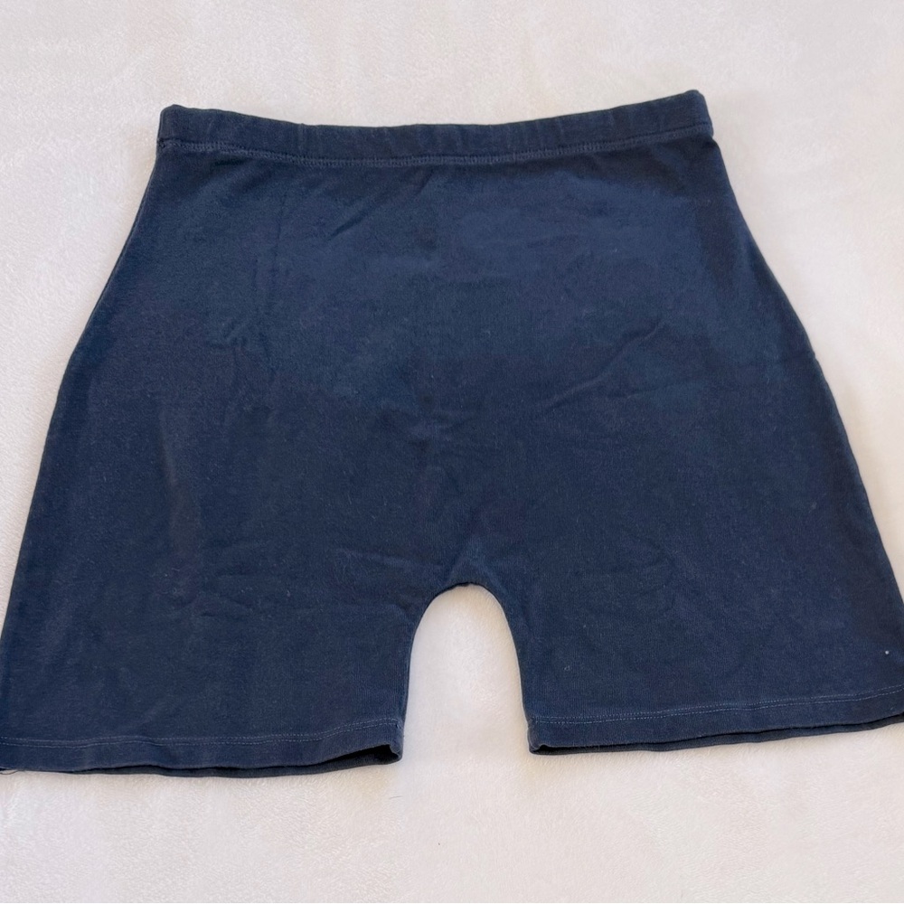 navy brandy melville high waisted shorts